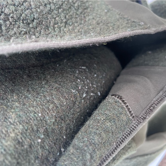 Lululemon Tundra Trek 1/2 Zip Heathered Dark Olive large l jacket sherpa fleece - Picture 11 of 12